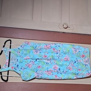 Charlie Paige Floral Sleeveless Halter Dress